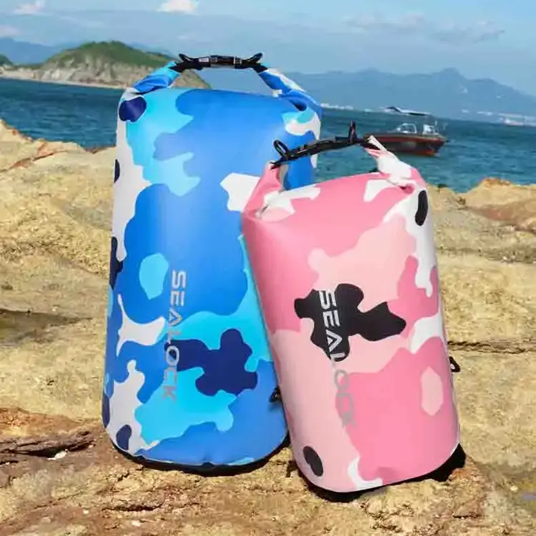 Borsa impermeabile impermeabile da 10 l/20 l con custodia di separazione asciutto-bagnato