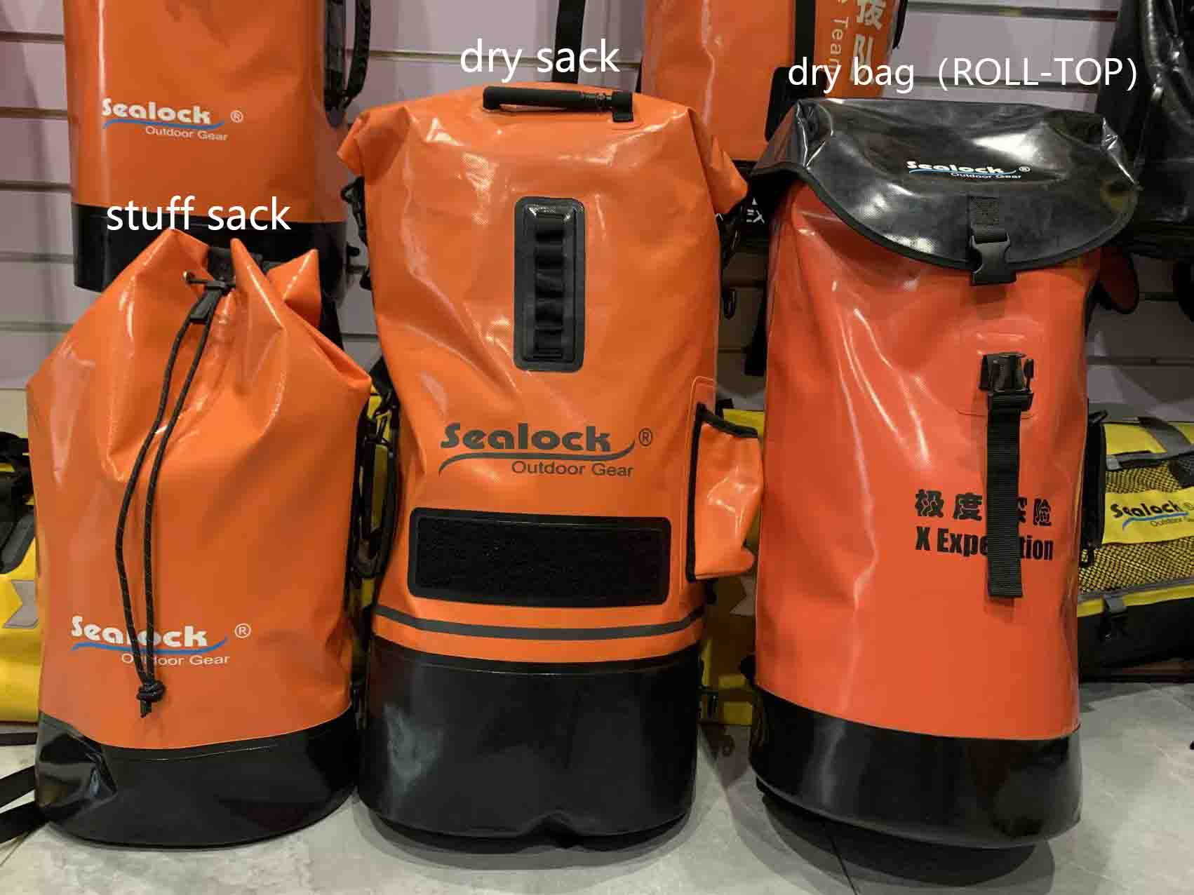 Borsa asciutta vs sacco asciutto vs sacco per roba