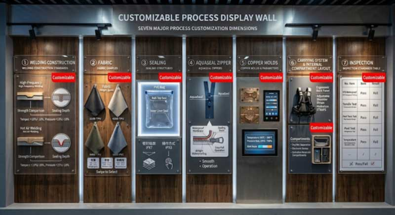 Zaini impermeabili OEM: soluzioni di produzione personalizzate