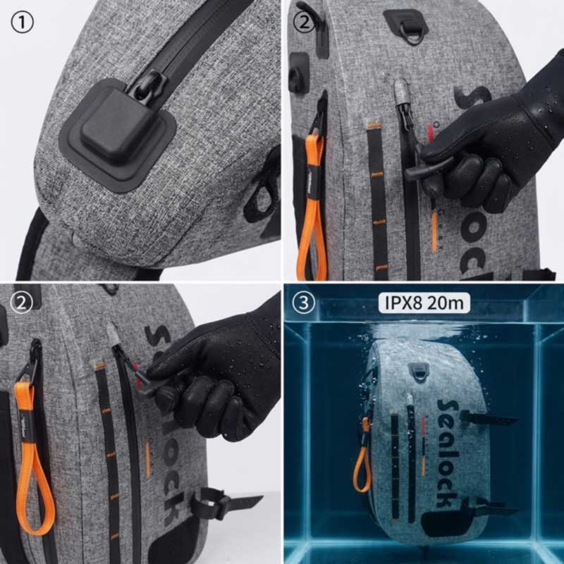 Produttore di borse da pesca impermeabili per marchi di outdoor