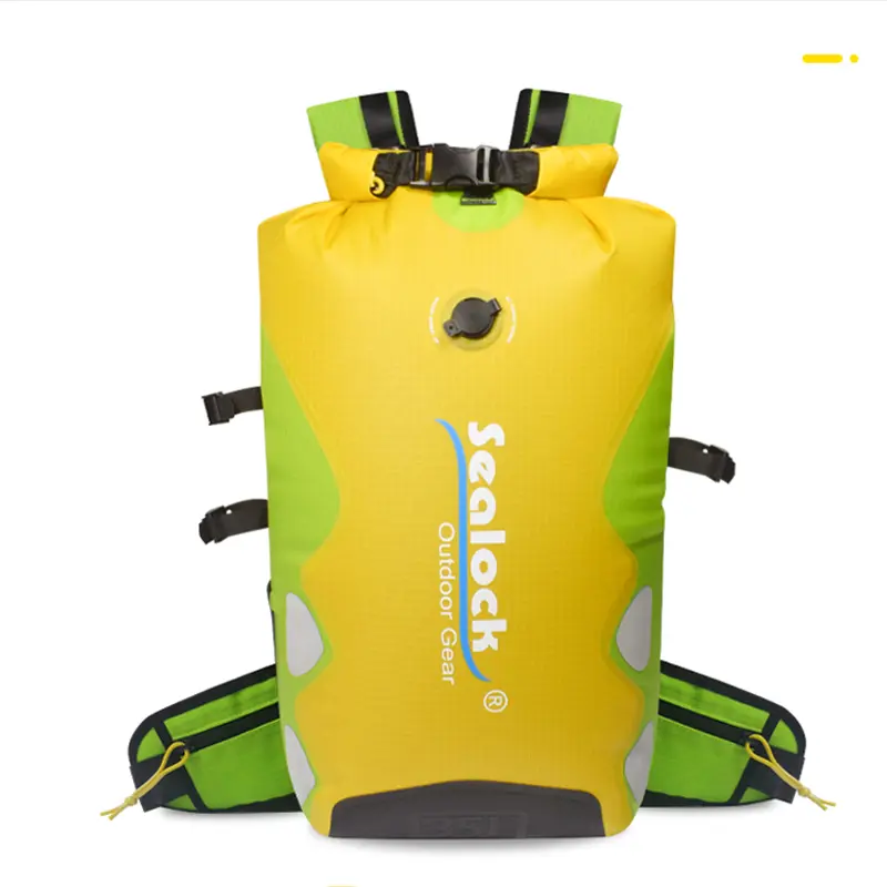 Zaino impermeabile roll top da 35 litri per escursionismo e kayak