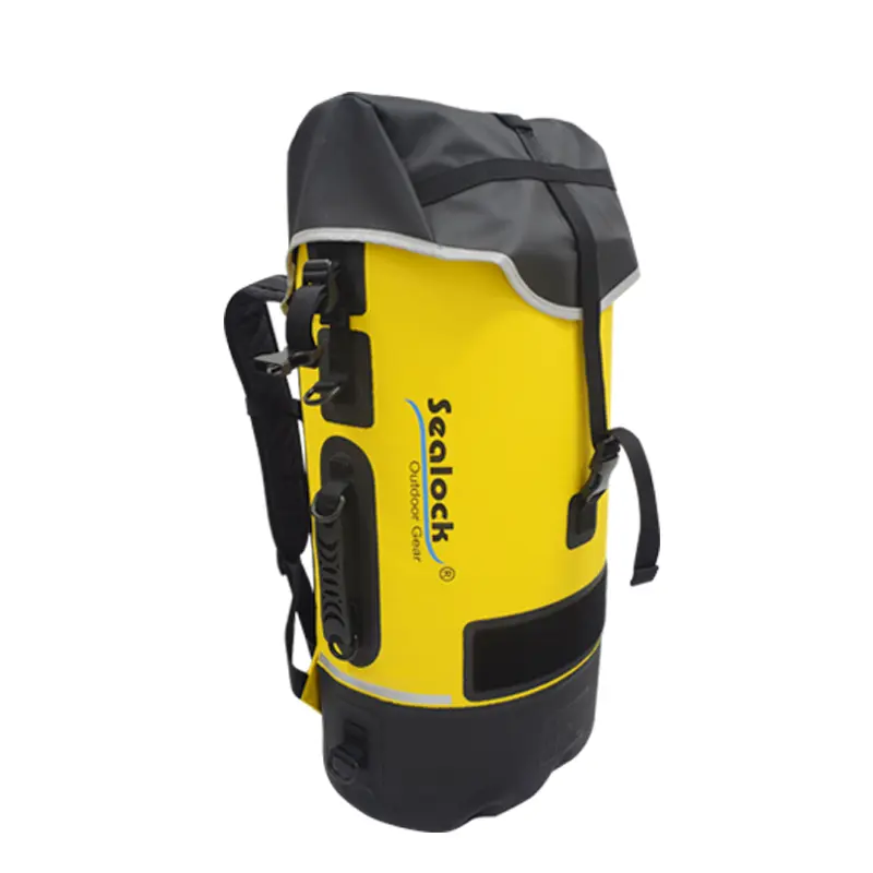 Zaino da speleologia impermeabile IPX8 45L / 55L / 65L con guarnizione in gomma naturale