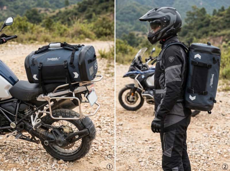 Borsone da moto: perché i borsoni da viaggio falliscono su una bicicletta e di cosa ha bisogno un borsone a prova di guida